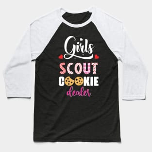 Cookie Dealer Scout for Girls Funny Scouting Family Matching Baseball T-Shirt